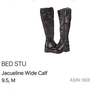 Bed Stu wide calf boots